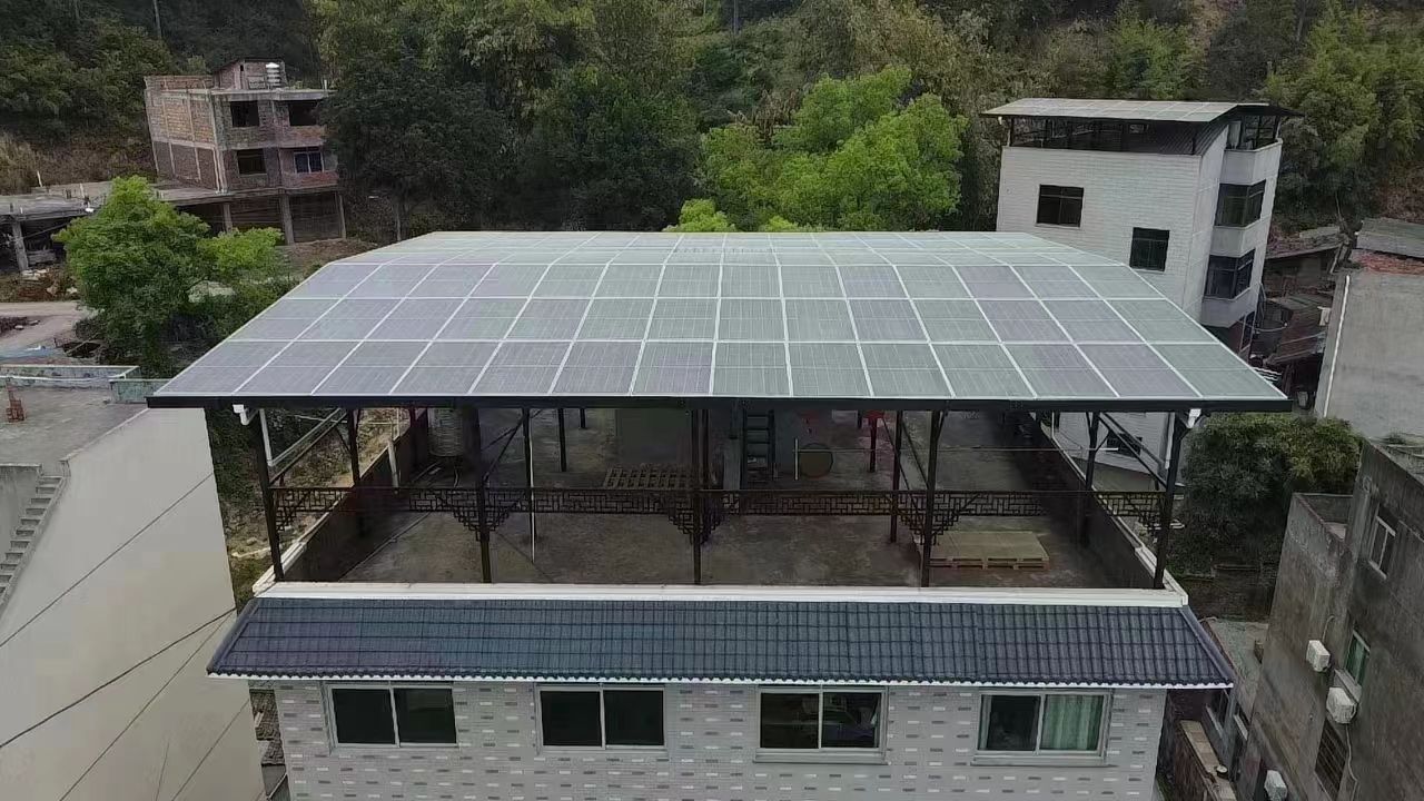 黔东南15kw+10kwh自建别墅家庭光伏储能系统